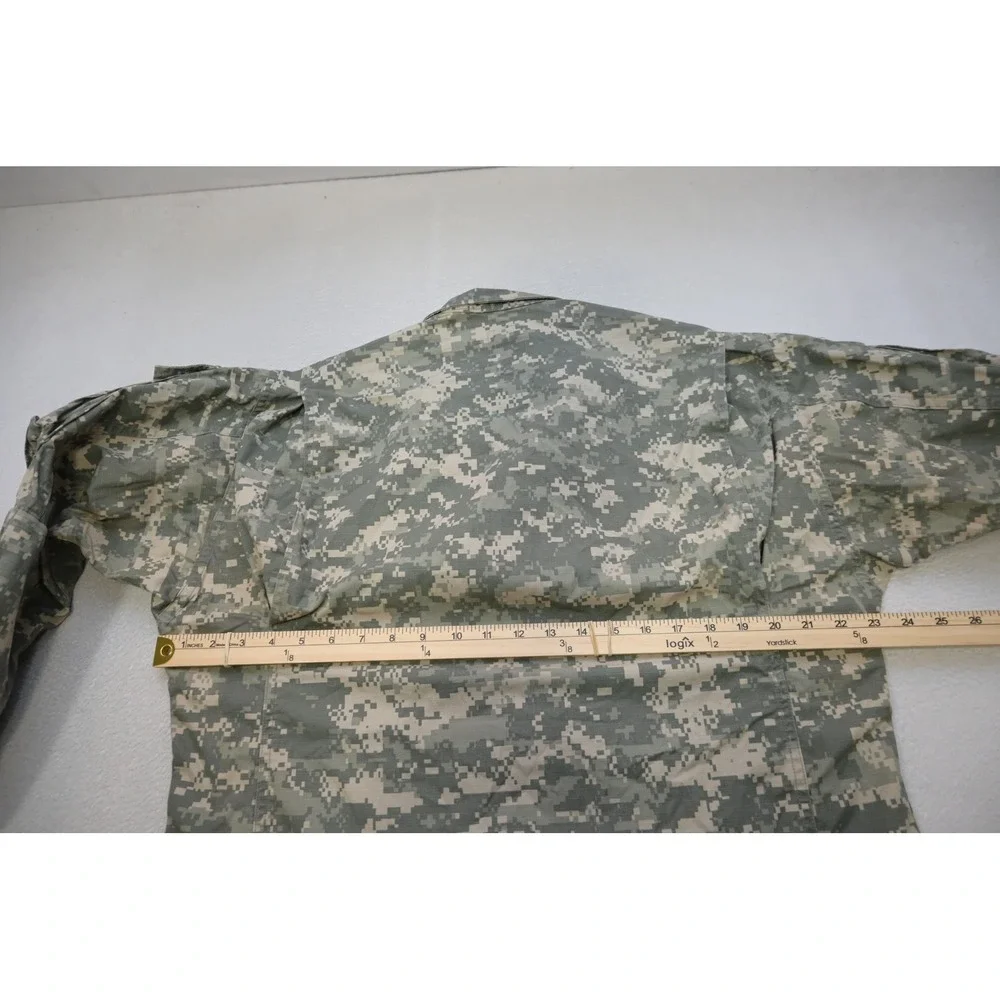 US Military ACU Field‎ Jacket Mens Medium Long Camo Digital UCP Tactical Good